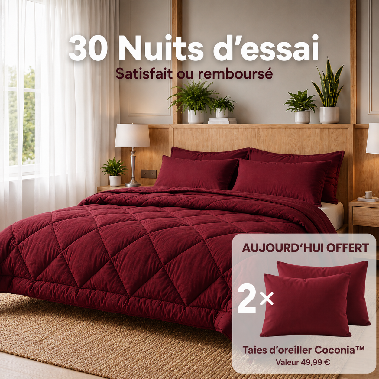 Coconia™ - La Couette Anti-Chaleur