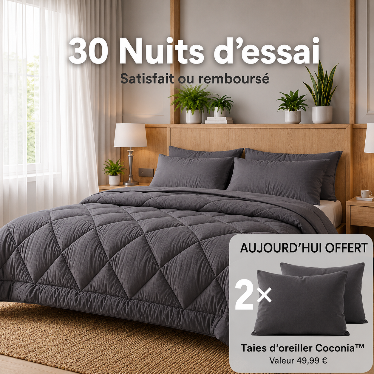 Coconia™ - La Couette Anti-Chaleur
