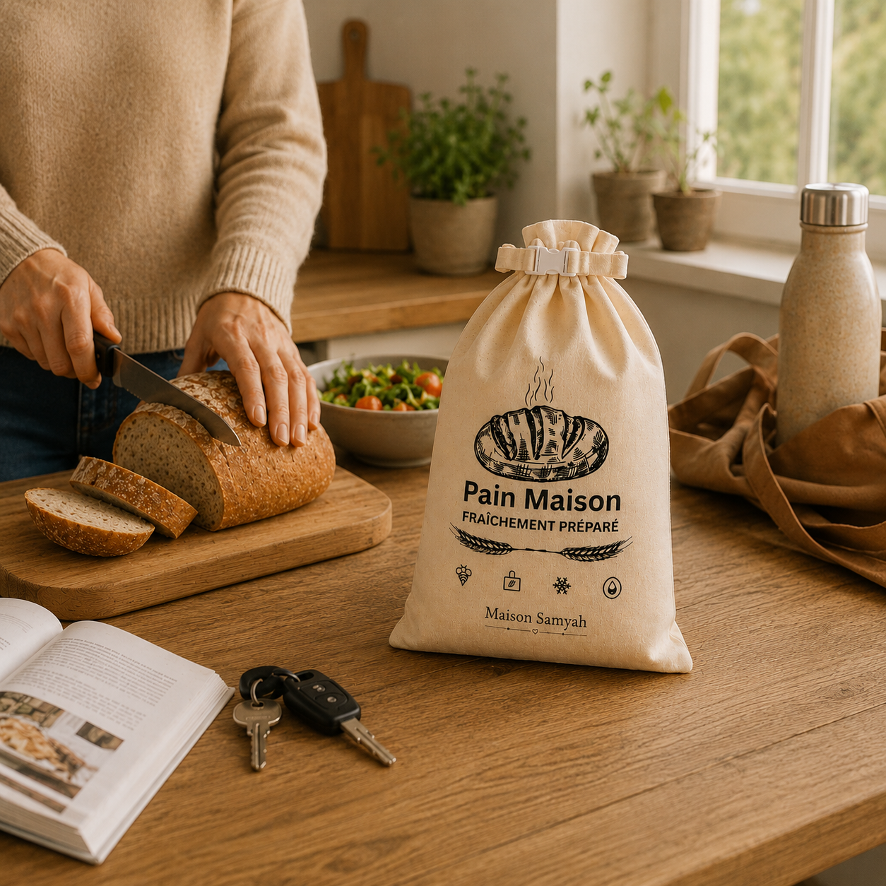Le Sac à Pain Naturel - Maison Samyah™